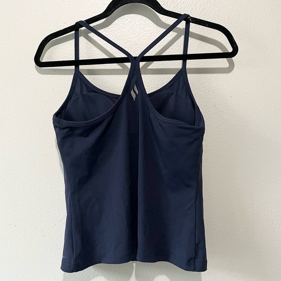 SKETCHERS-Navy Blue Active Top with Inner Bra Size L - Picture 2 of 4